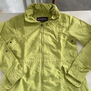Eddie Bauer Lime Green Travex Windbreaker
